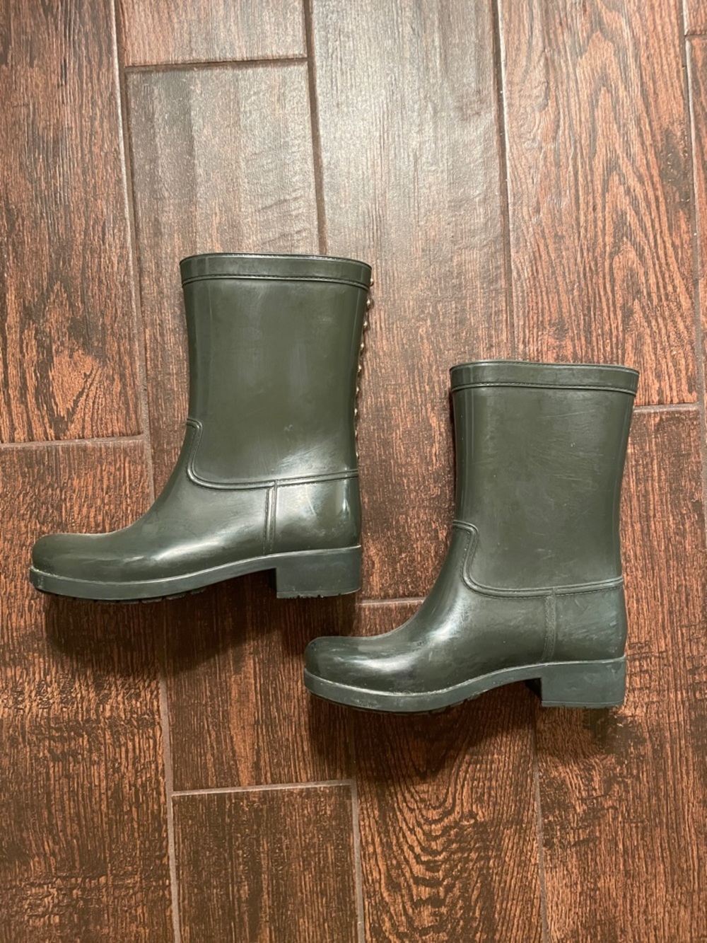 Aldo Olive Green Short Rain Boots